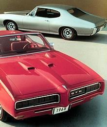 1968 Pontiac GTO Convertible and Hardtop.